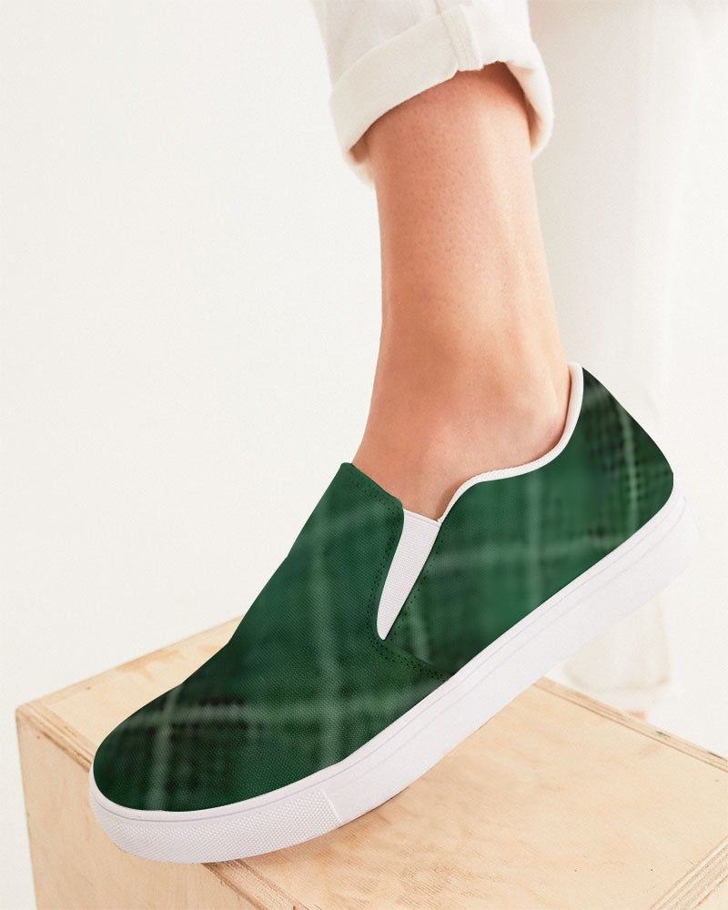 fzwear plaid women's slip-on canvas shoe