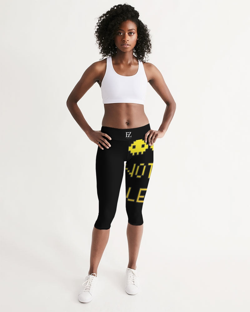 smokin black women's mid-rise capri