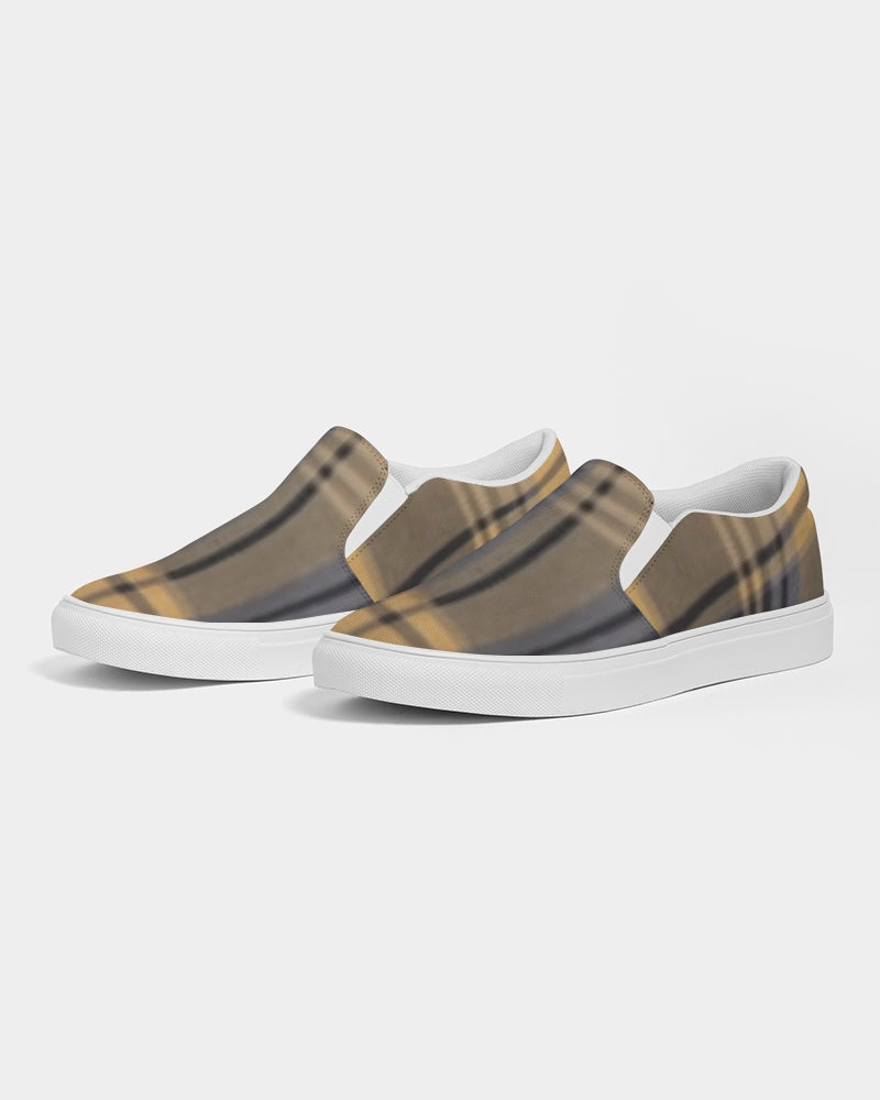 fz plaid women's slip-on canvas shoe