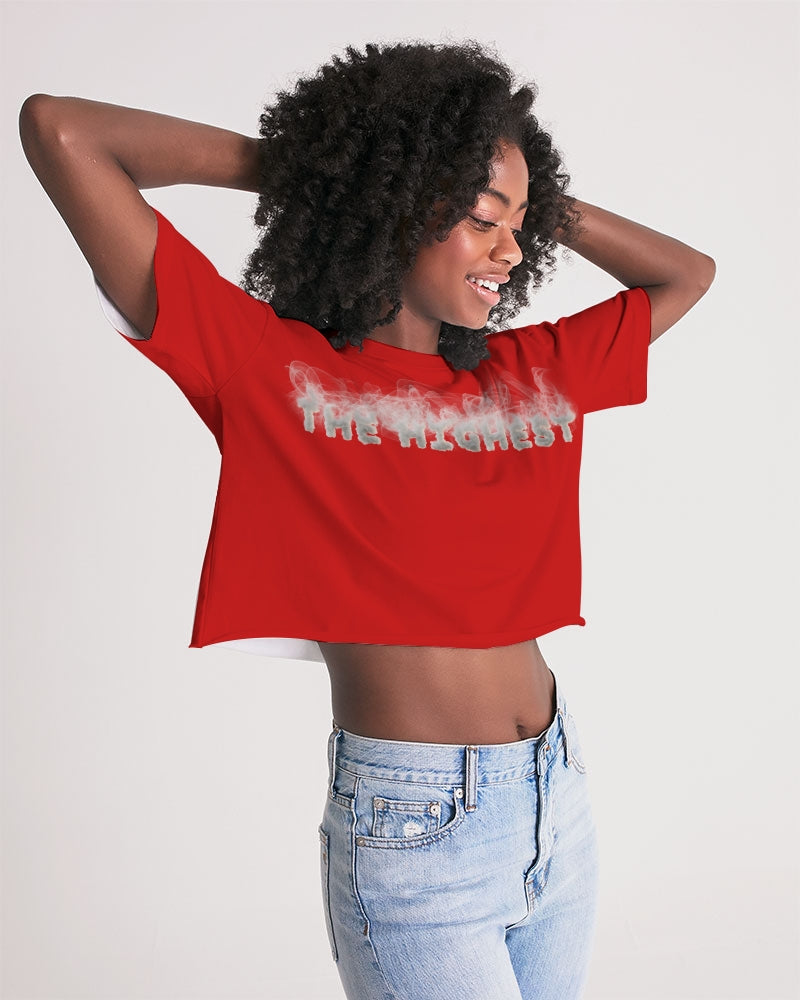 fire flite women's lounge cropped tee