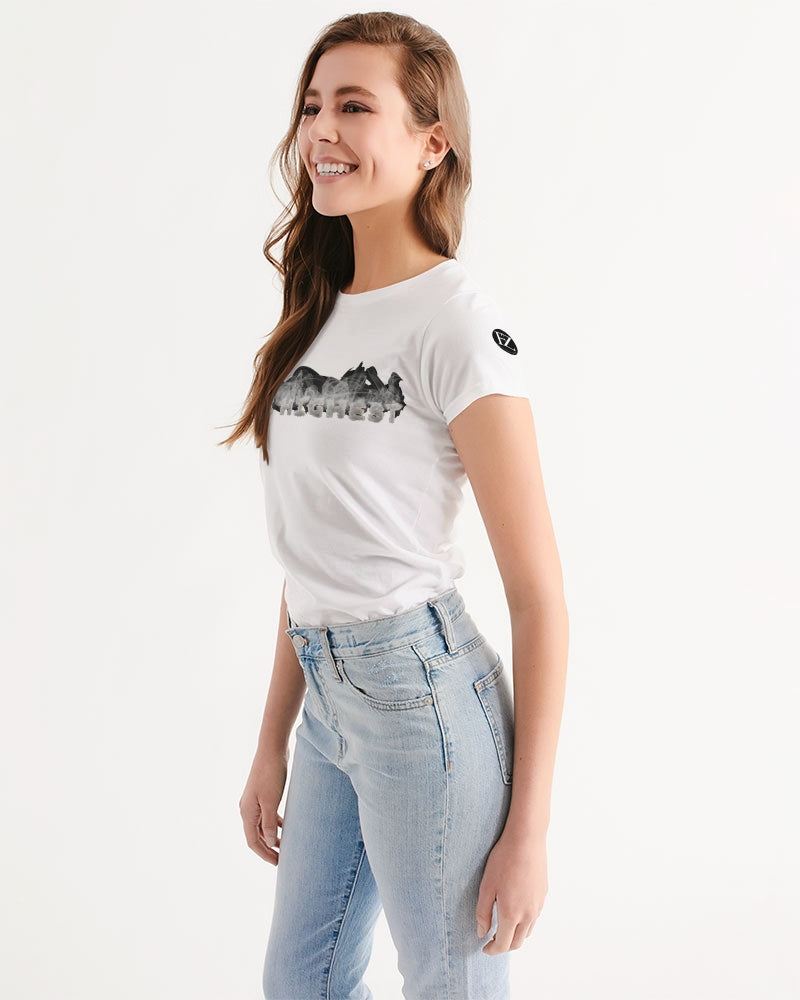 clean stamp women's tee