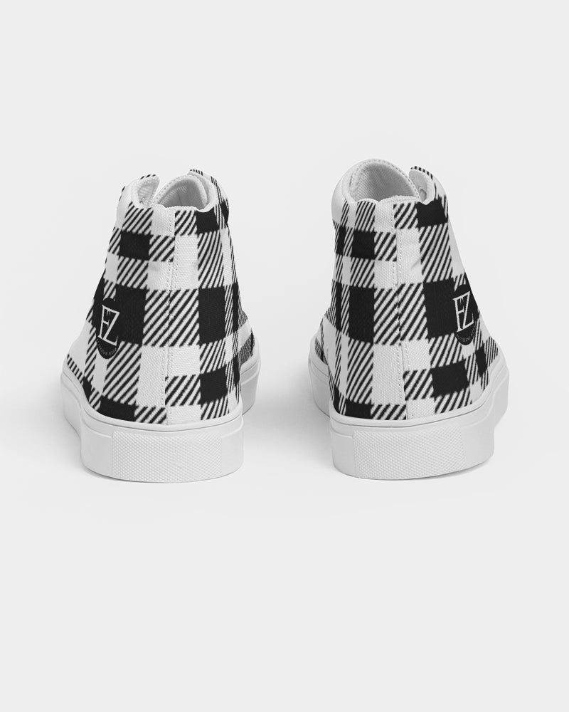 plaid flite too women's hightop canvas shoe