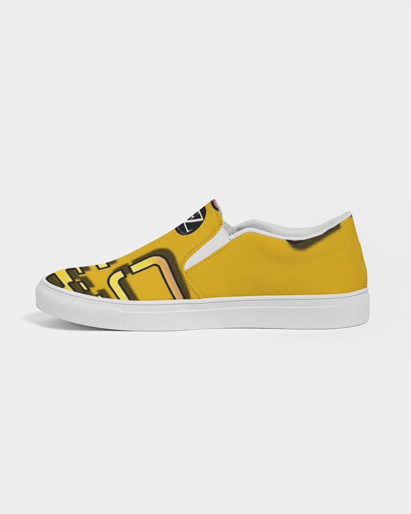 yellow zone women's slip-on canvas shoe