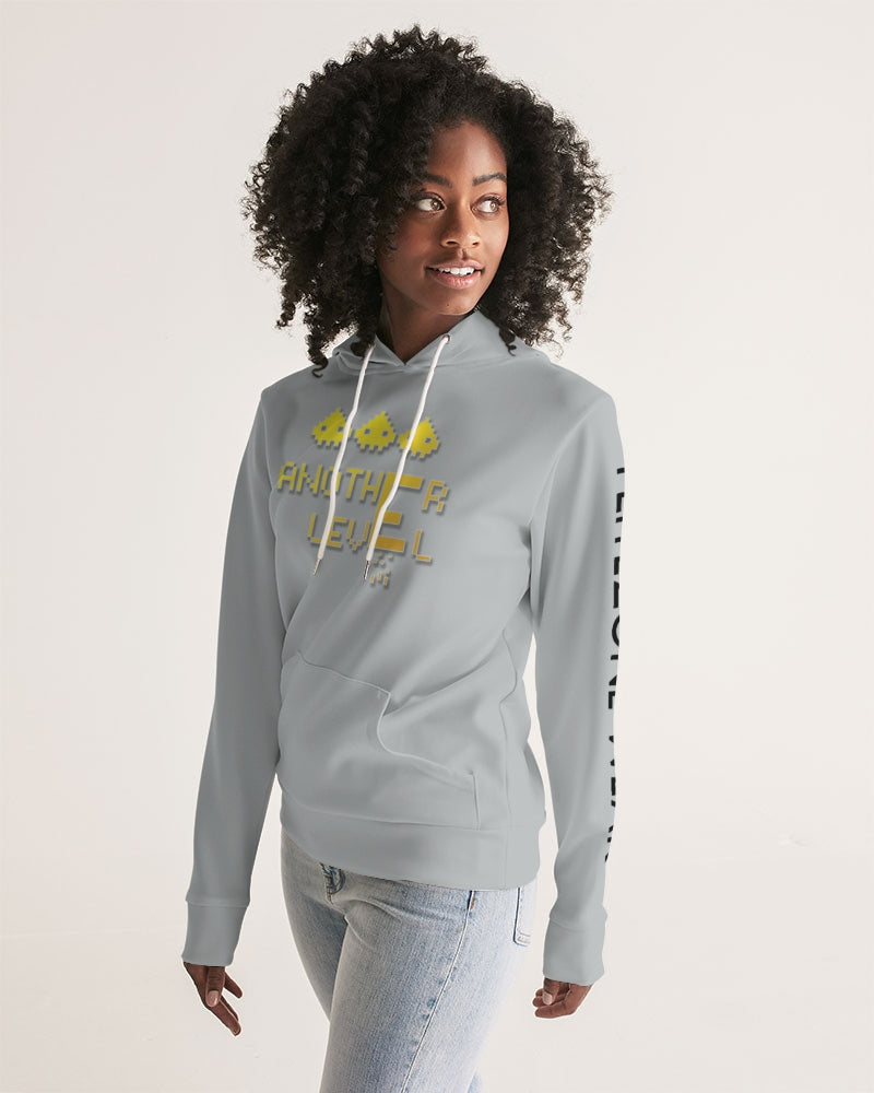 flying grey women's hoodie