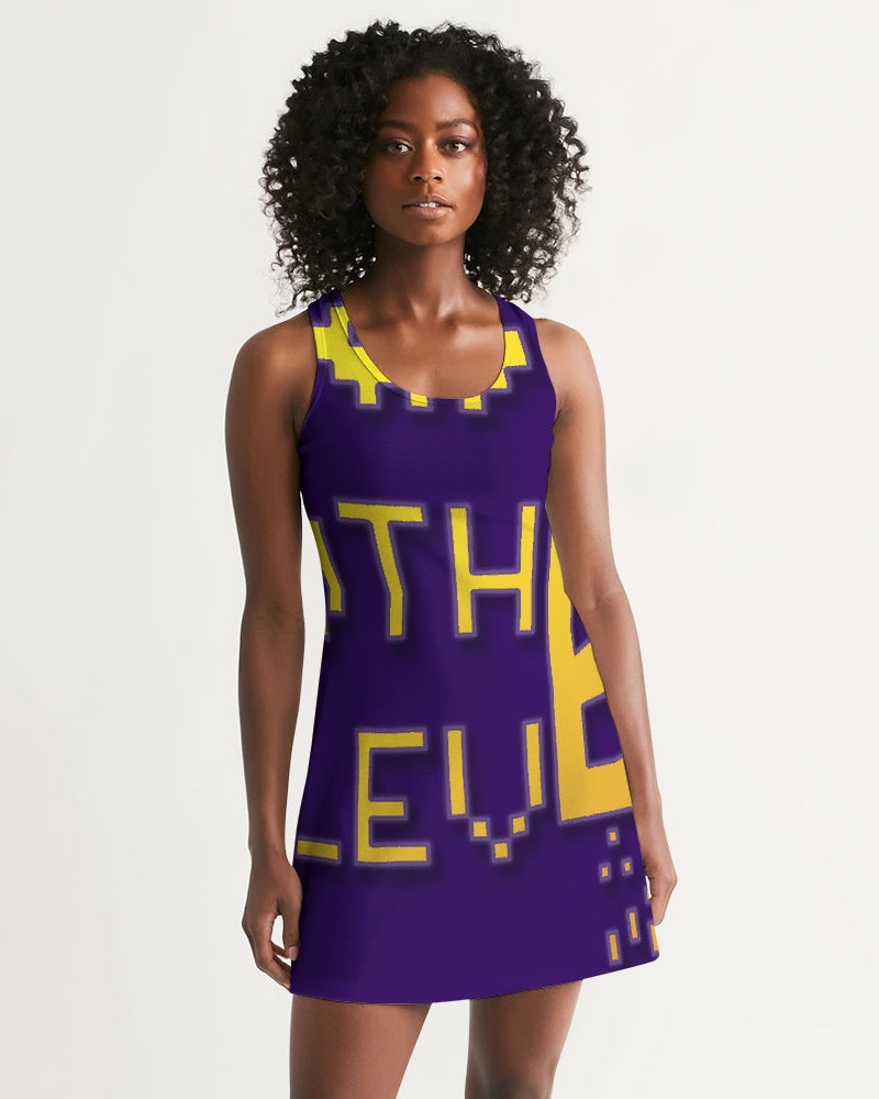 purple flite reloaded women's racerback dress