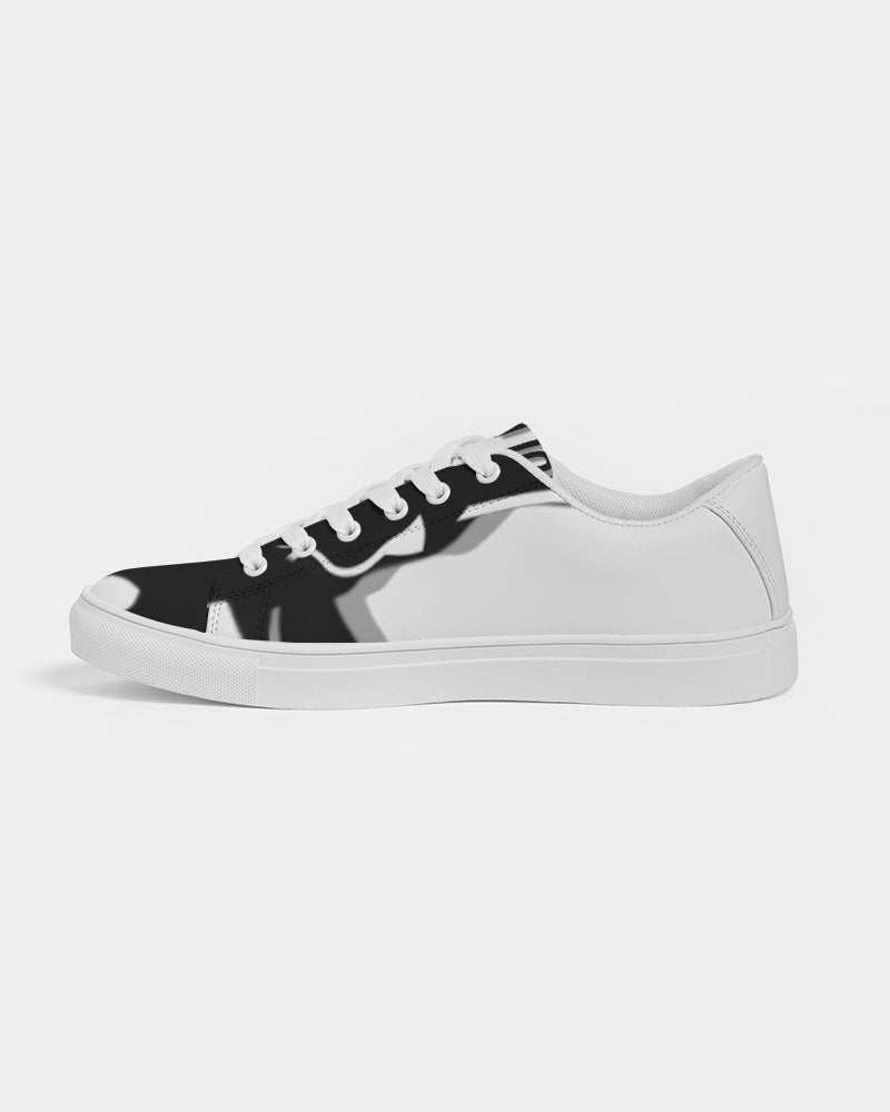 the white bull women's faux-leather sneaker