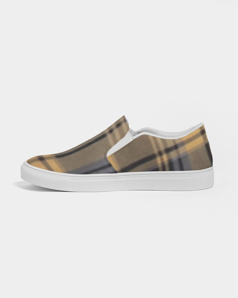 fz plaid women's slip-on canvas shoe