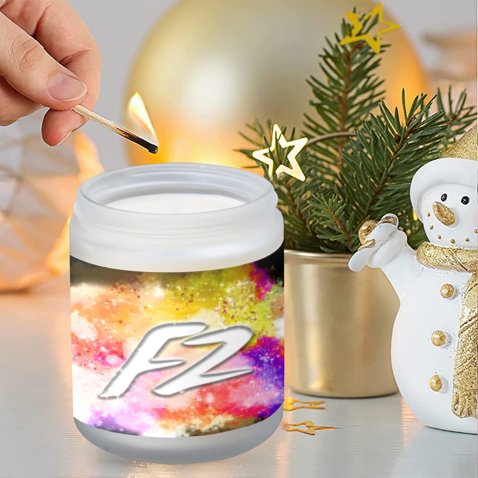 fz cented candles custom scented candle (made in queen)