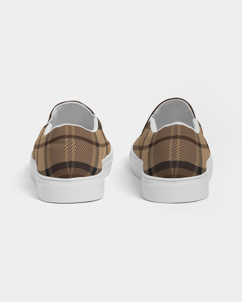 fz plaid women's slip-on canvas shoe