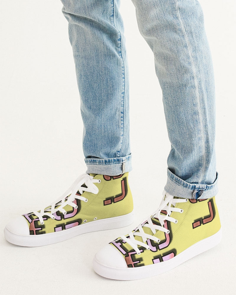 fz mango men's hightop canvas shoe