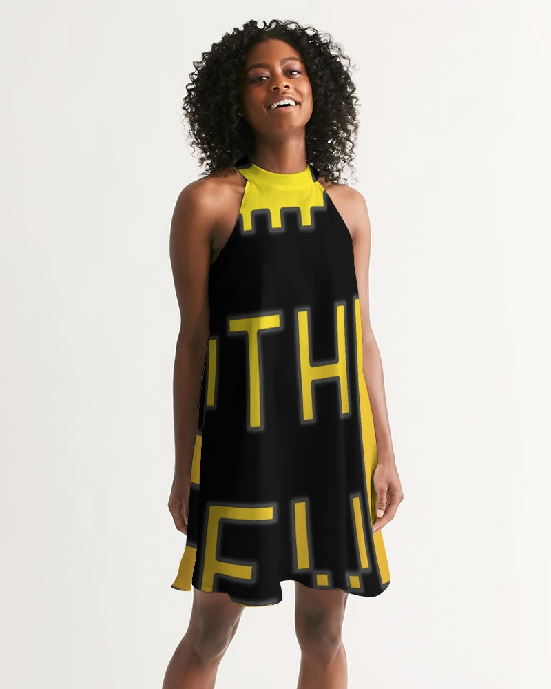 black zone women's halter dress