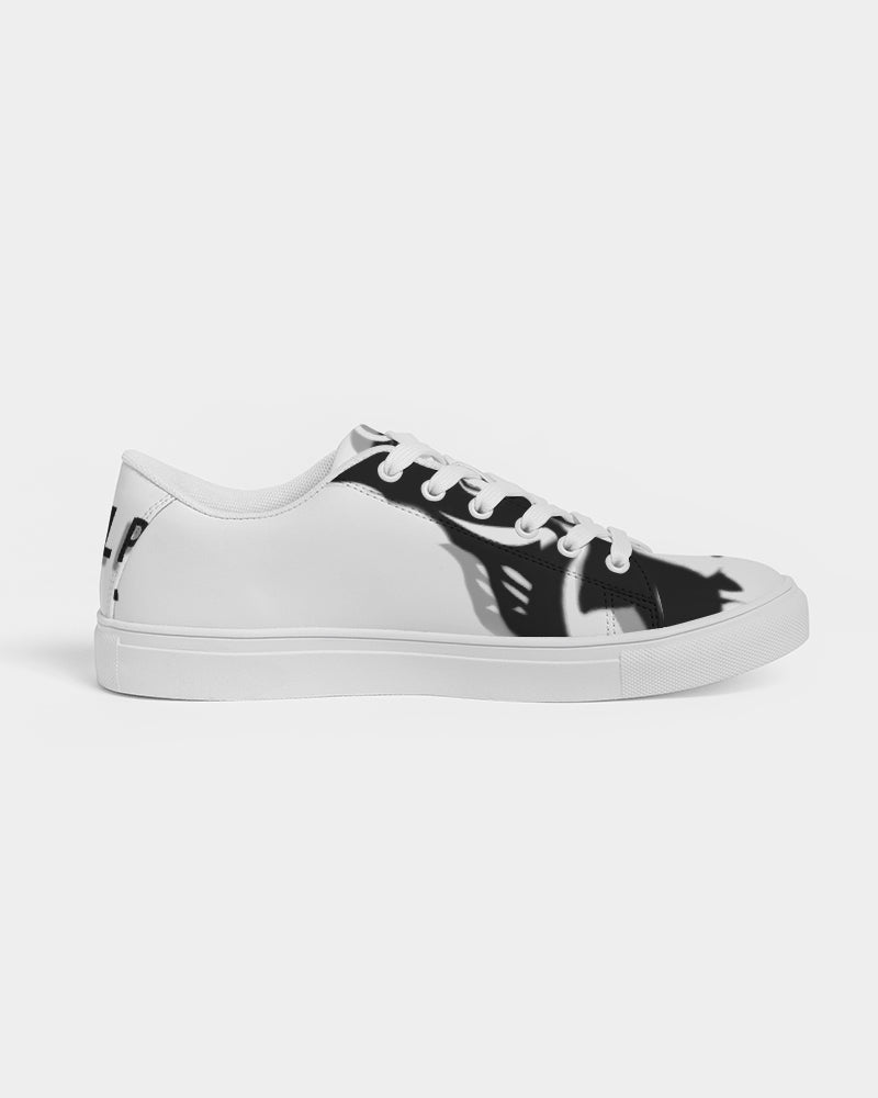 the white bull men's faux-leather sneaker