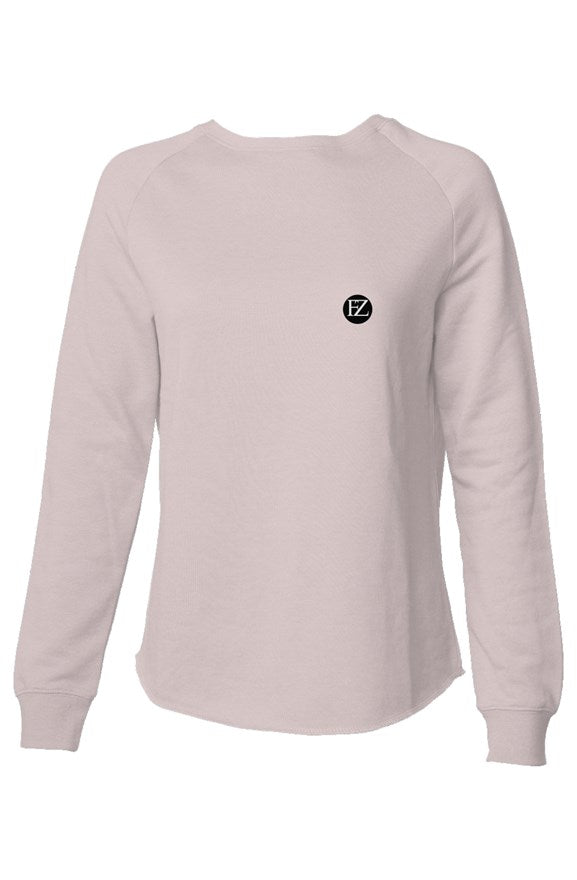 fz classic women's lightweight wash sweatsuit shirt