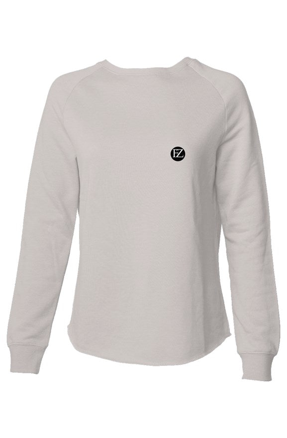 fz classic women's lightweight wash sweatsuit shirt