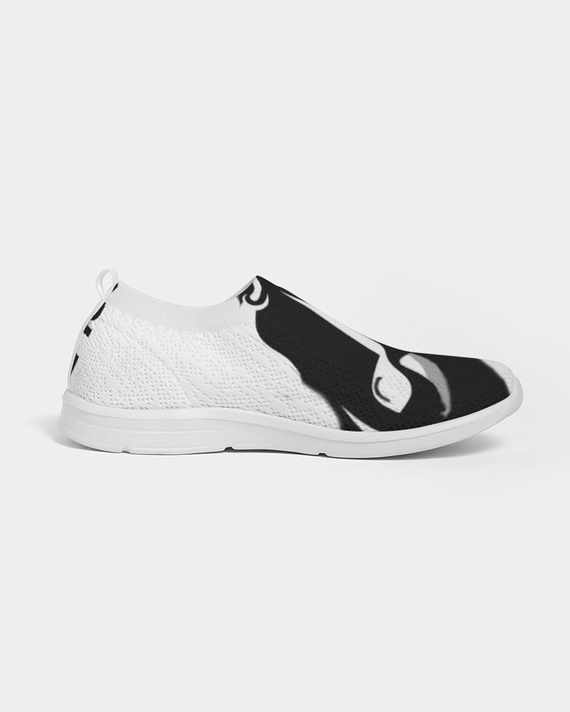 the white bull men's slip-on flyknit shoe