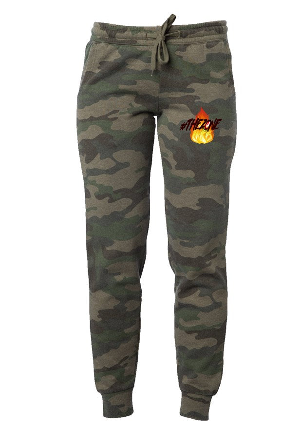 fz women's camo wash sweatsuit pants