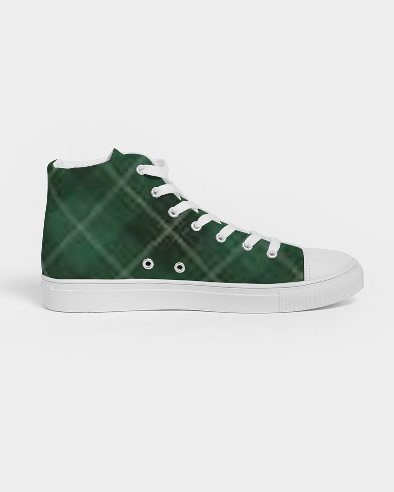 fzwear plaid men's hightop canvas shoe