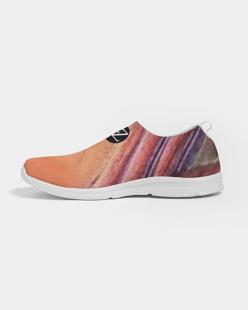 abstract zone women's slip-on flyknit shoe