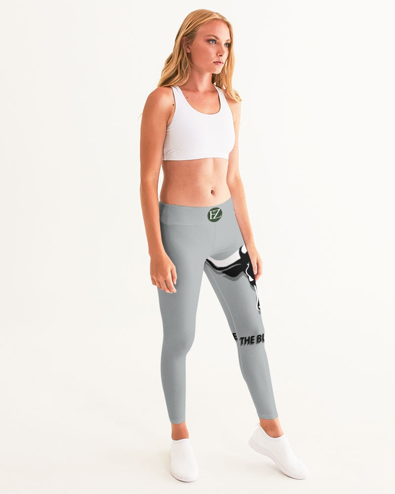 flying grey women's yoga pants