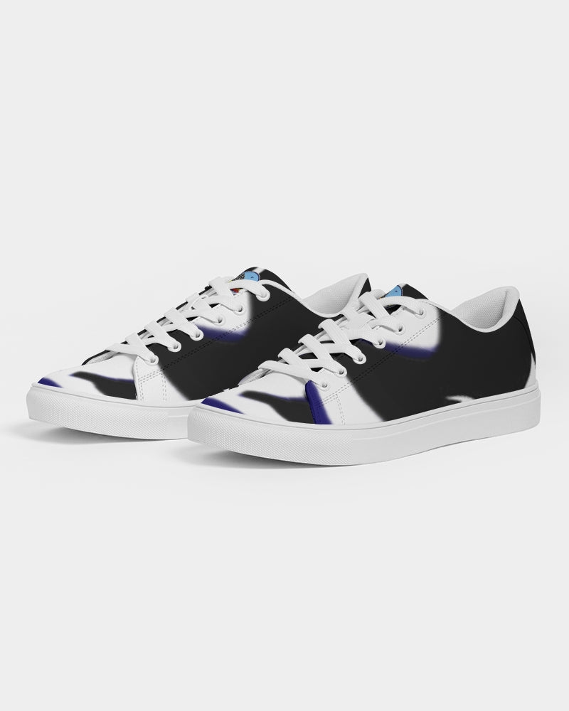blue zone men's faux-leather sneaker