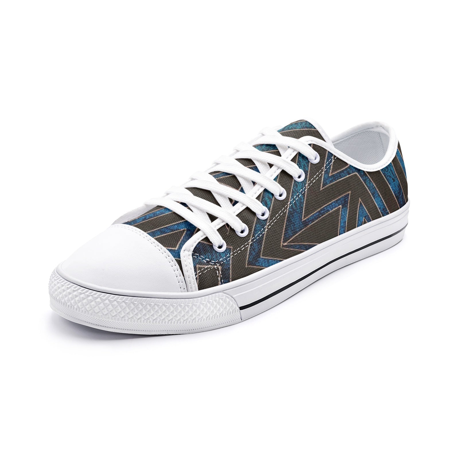 FZ African Print Unisex Low Top Canvas Shoes - FZwear