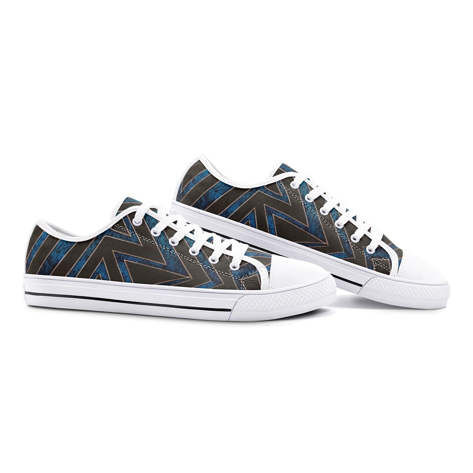 FZ African Print Unisex Low Top Canvas Shoes - FZwear