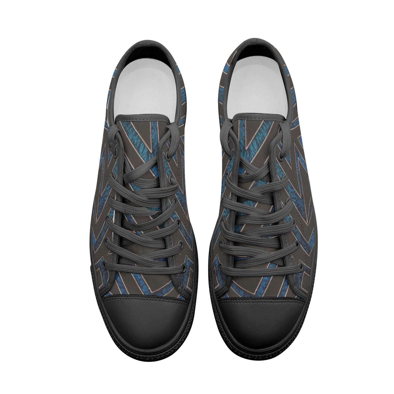 FZ African Print Unisex Low Top Canvas Shoes - FZwear