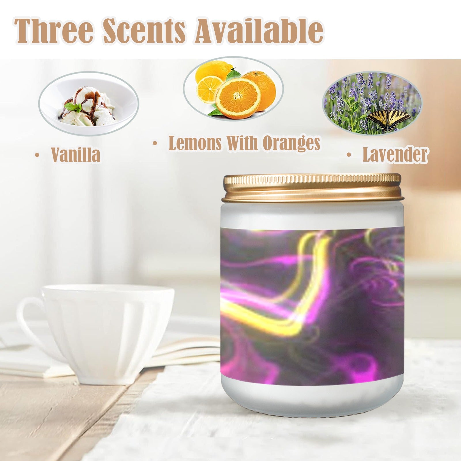 fz cented candles - custom scented candle (made in queen)