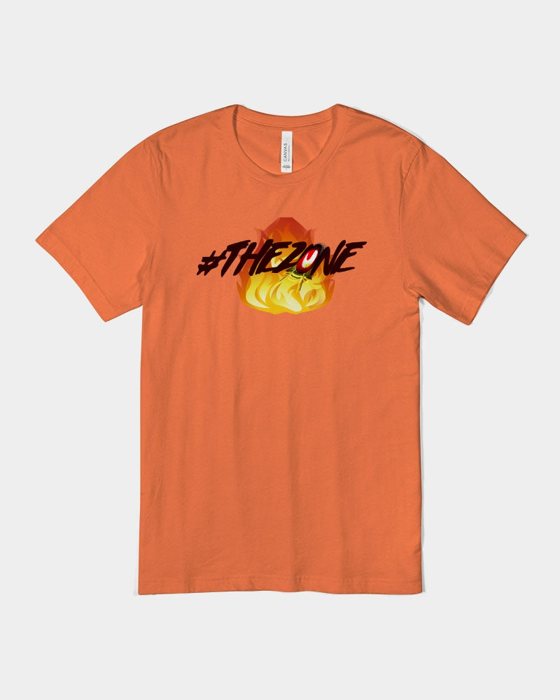the zone unisex jersey tee | b&c