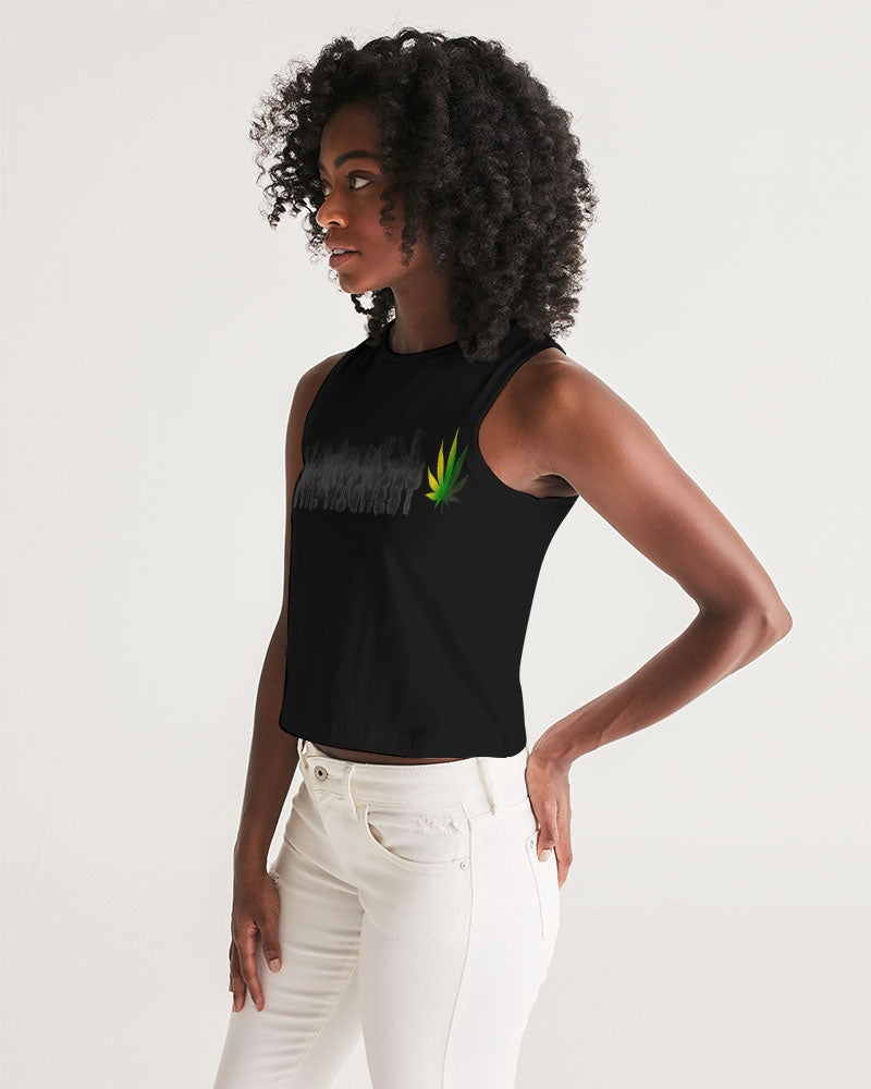plain flite women's cropped tank