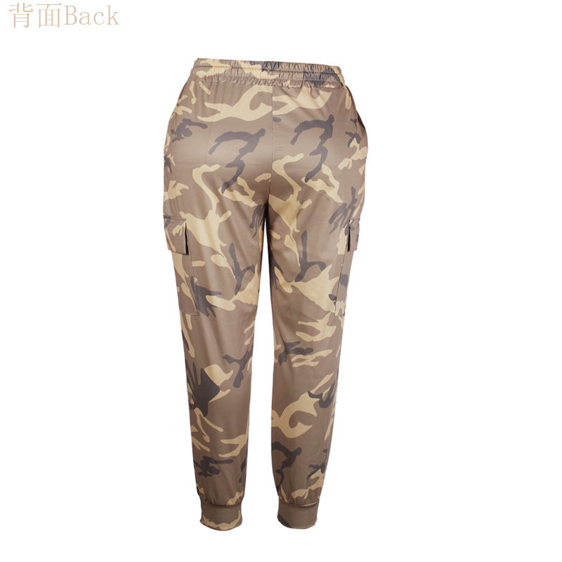 fz women casual plus size knitting pants