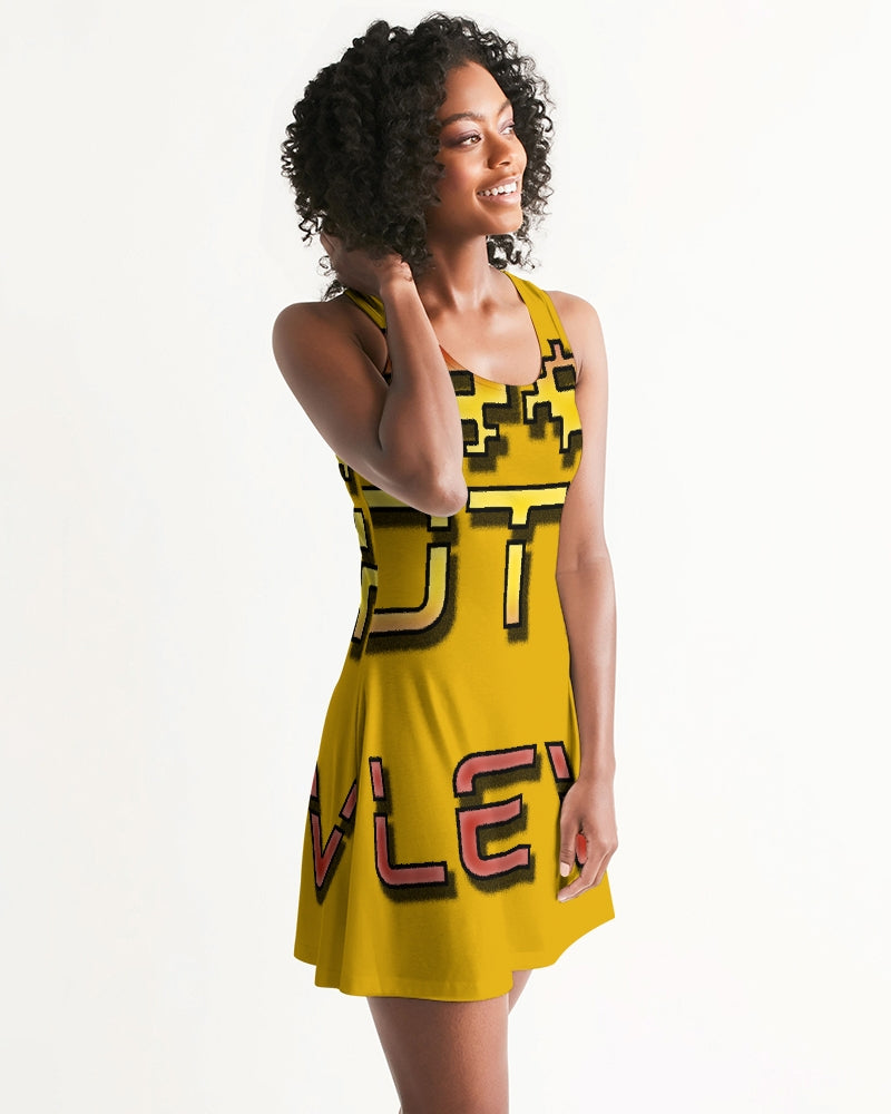 yellow zone women's racerback dress