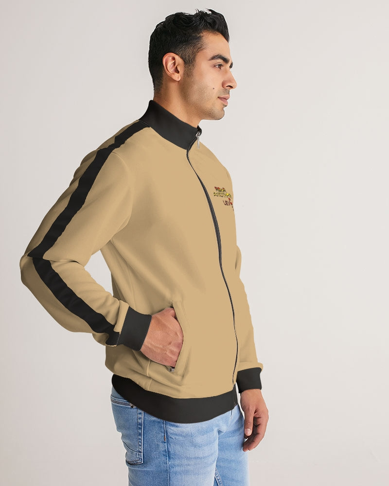 grounded flite men's stripe-sleeve track jacket