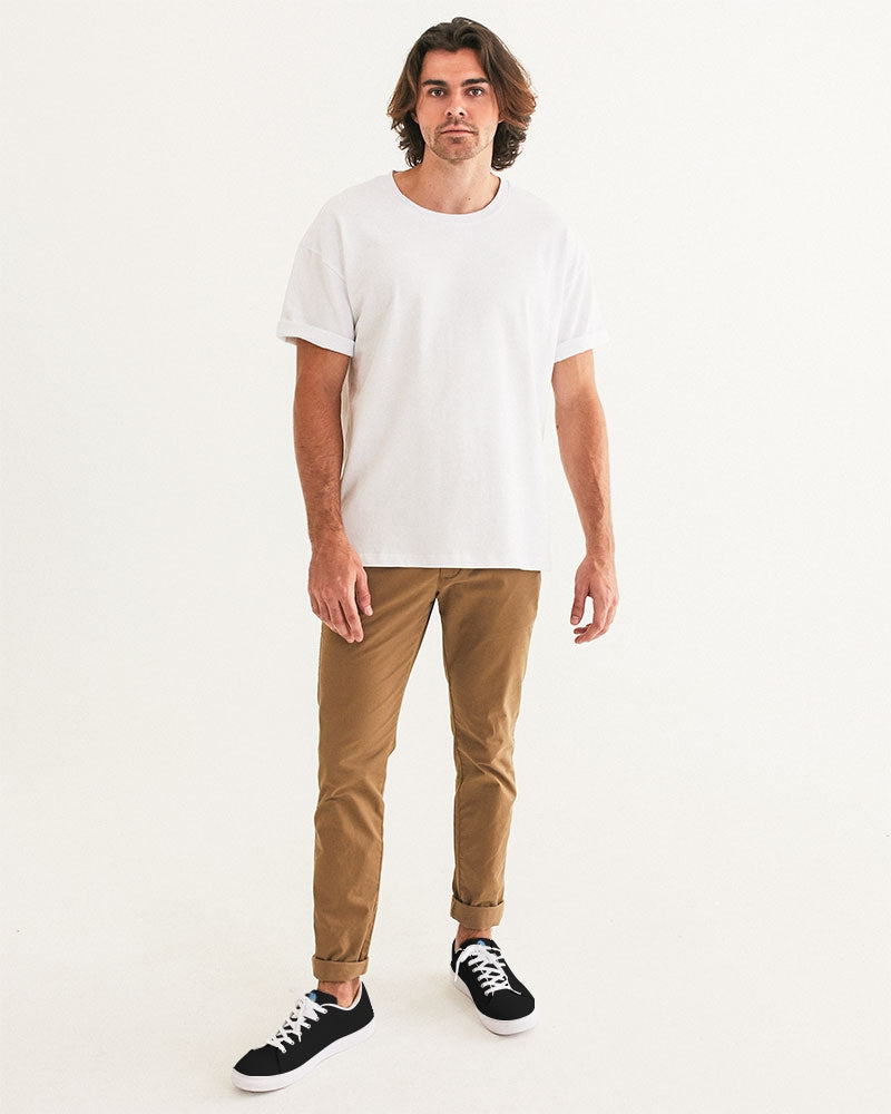 plain flite men's faux-leather sneaker