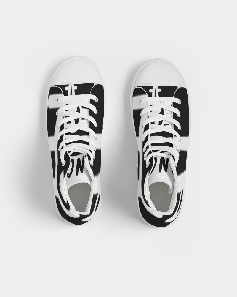 new zone men's hightop canvas shoe