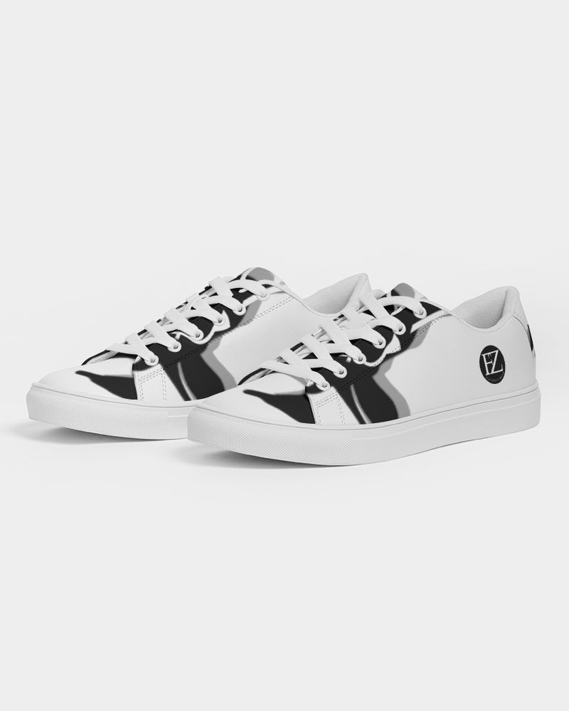 the white bull men's faux-leather sneaker