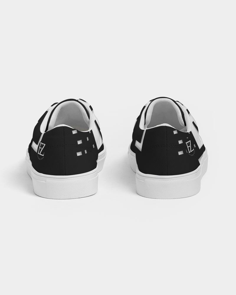 black flite men's lace up canvas shoe