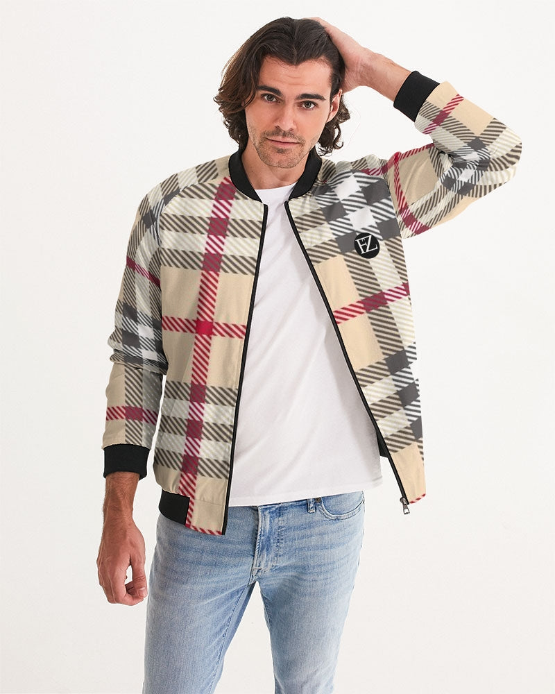 fz creme men's bomber jacket