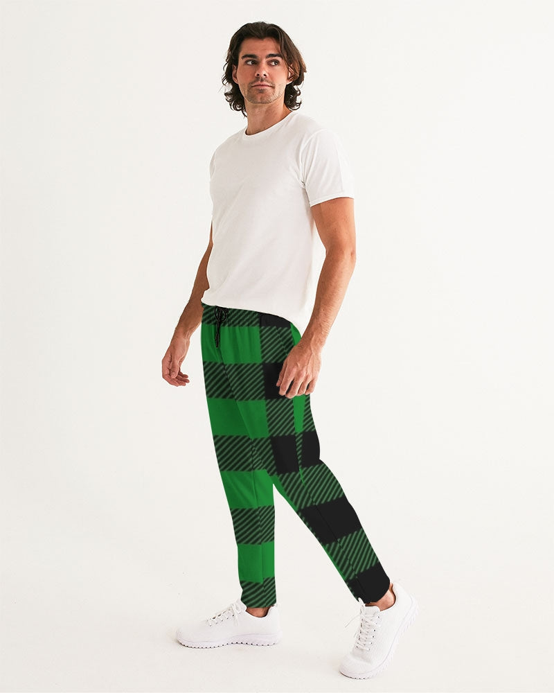 fz plaid men's joggers