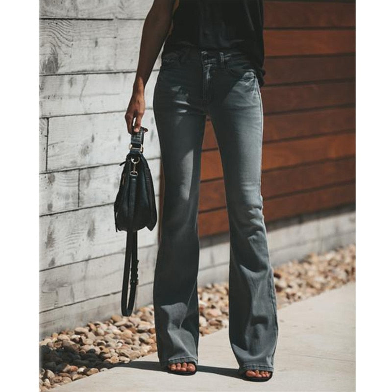 fz women wide leg jeans denim pants