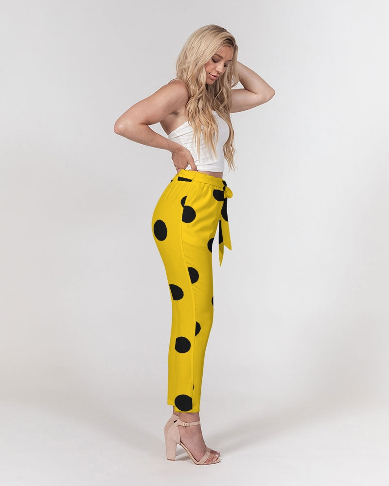 fz dot women's belted tapered pants