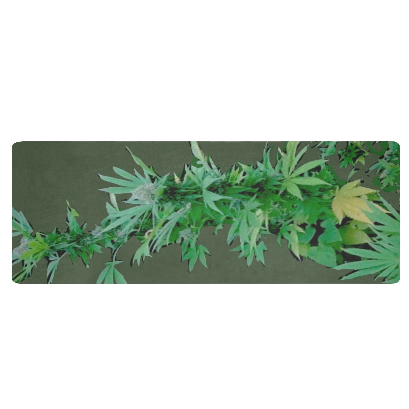 fz bud kitchen mat one size / fz kitchen bud mat - army green kitchen mat 48"x17"