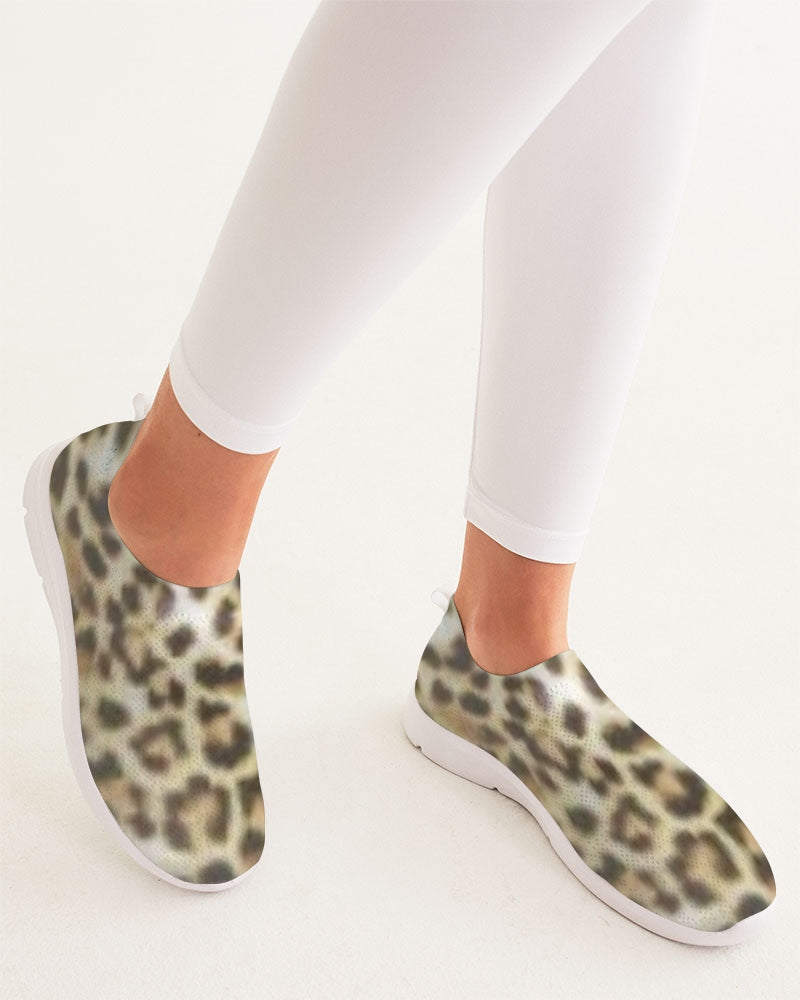 fz leopard zone women's slip-on flyknit shoe