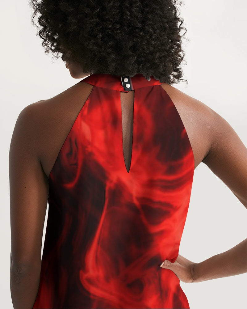 fz earth crust women's halter dress