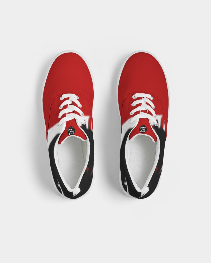 red zone men's lace up canvas shoe