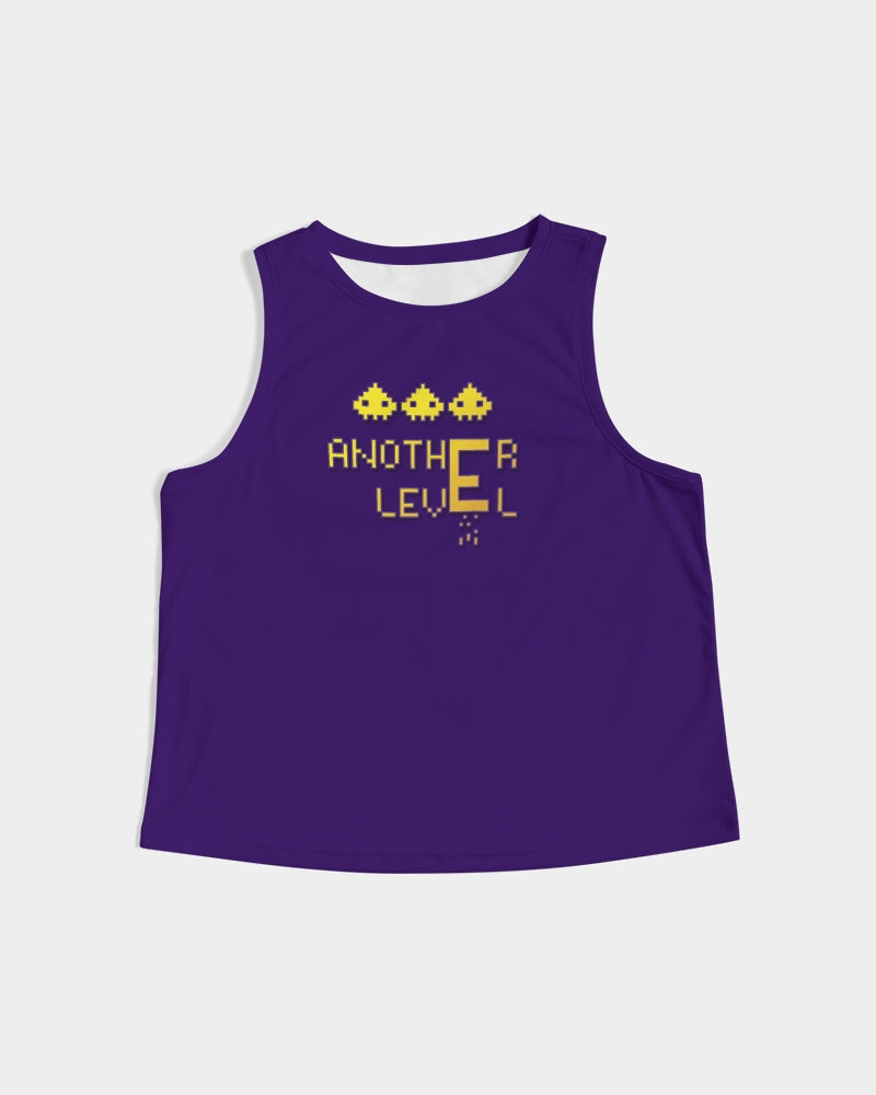 purple flite women's cropped tank