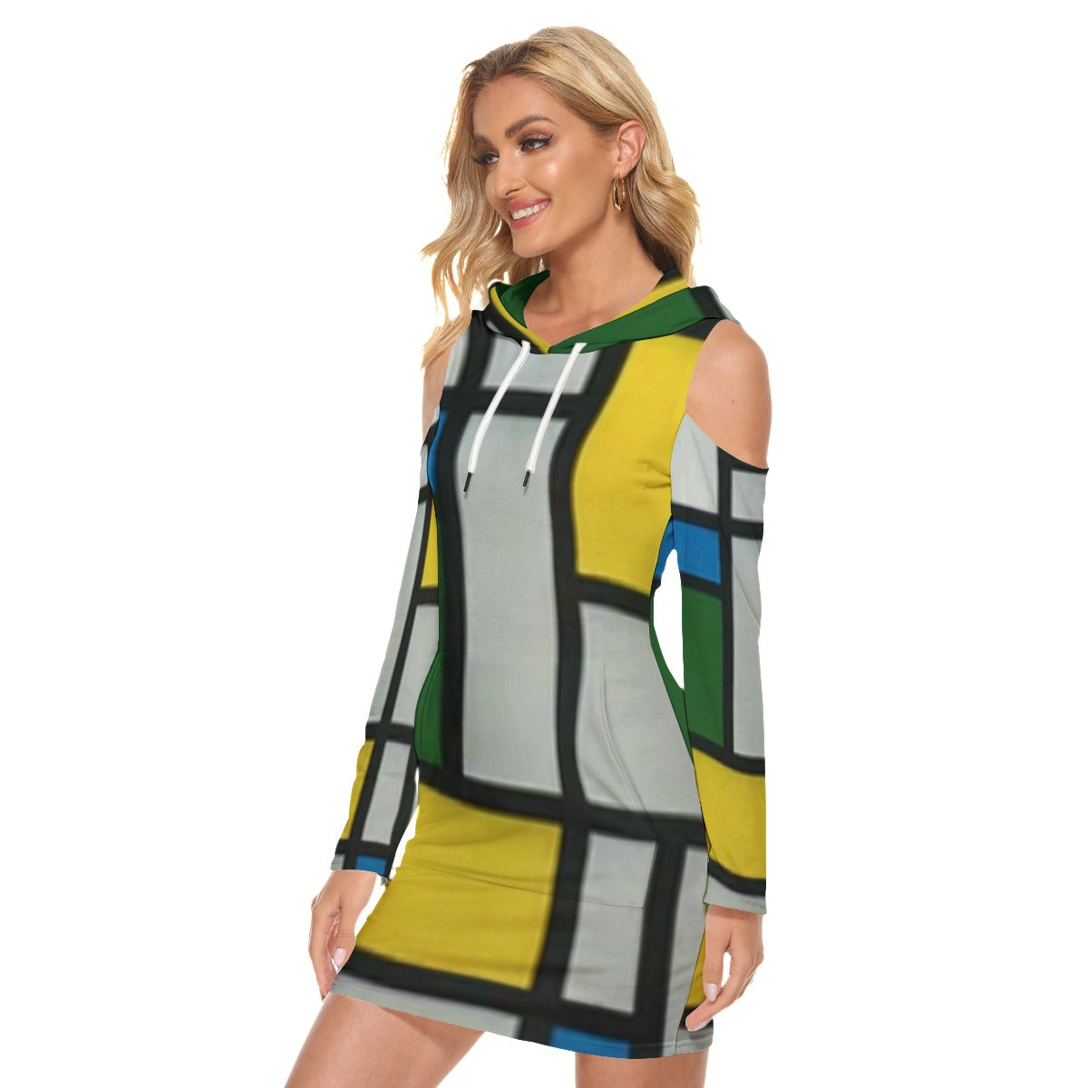 all-over print women's tight dress