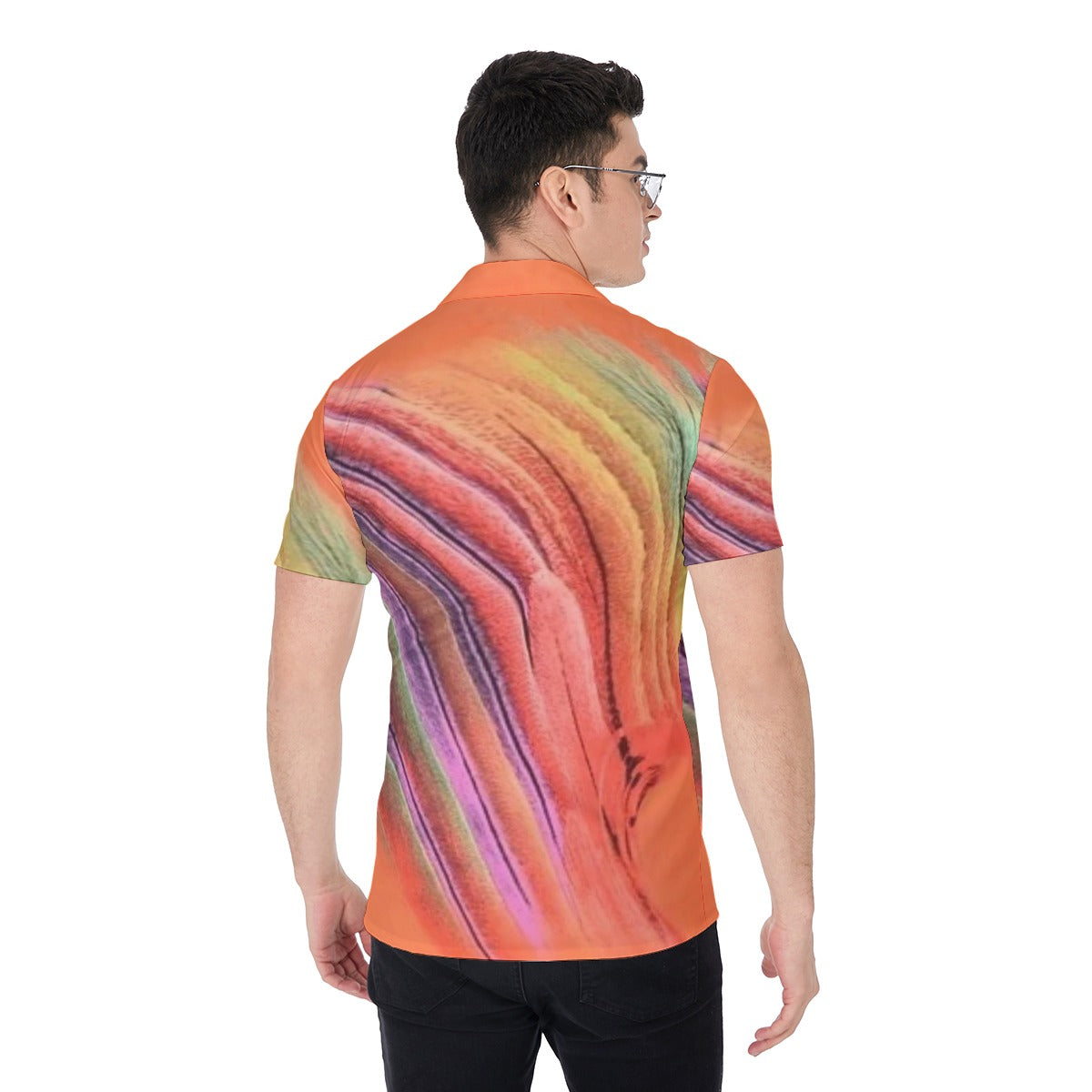 all-over print men's shirt