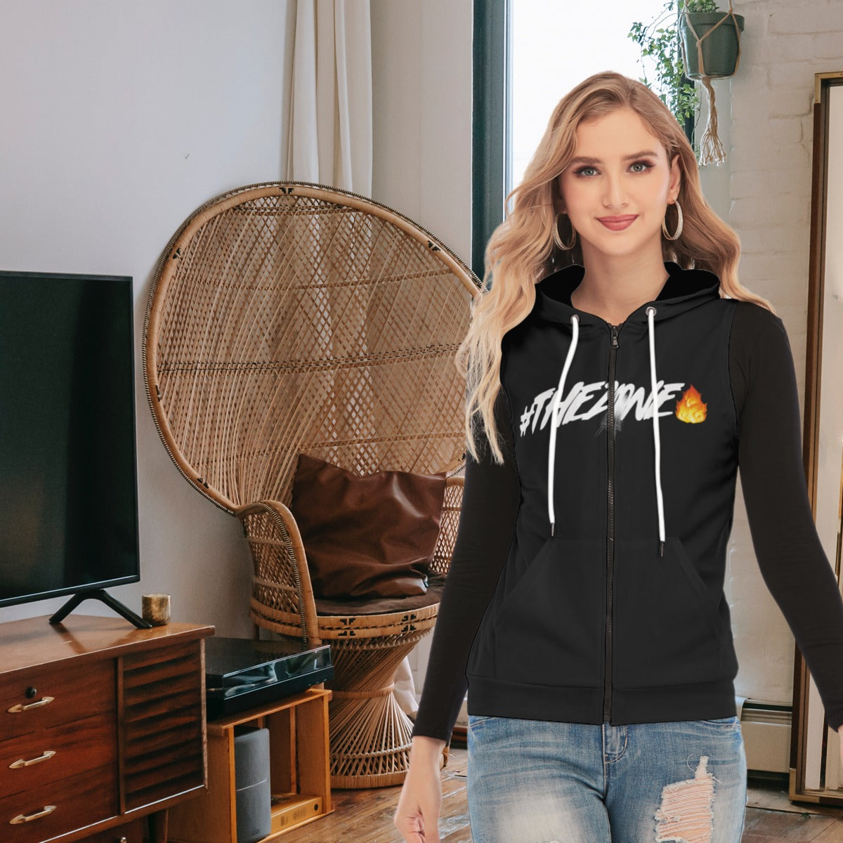 fz women's sleeveless hoodie