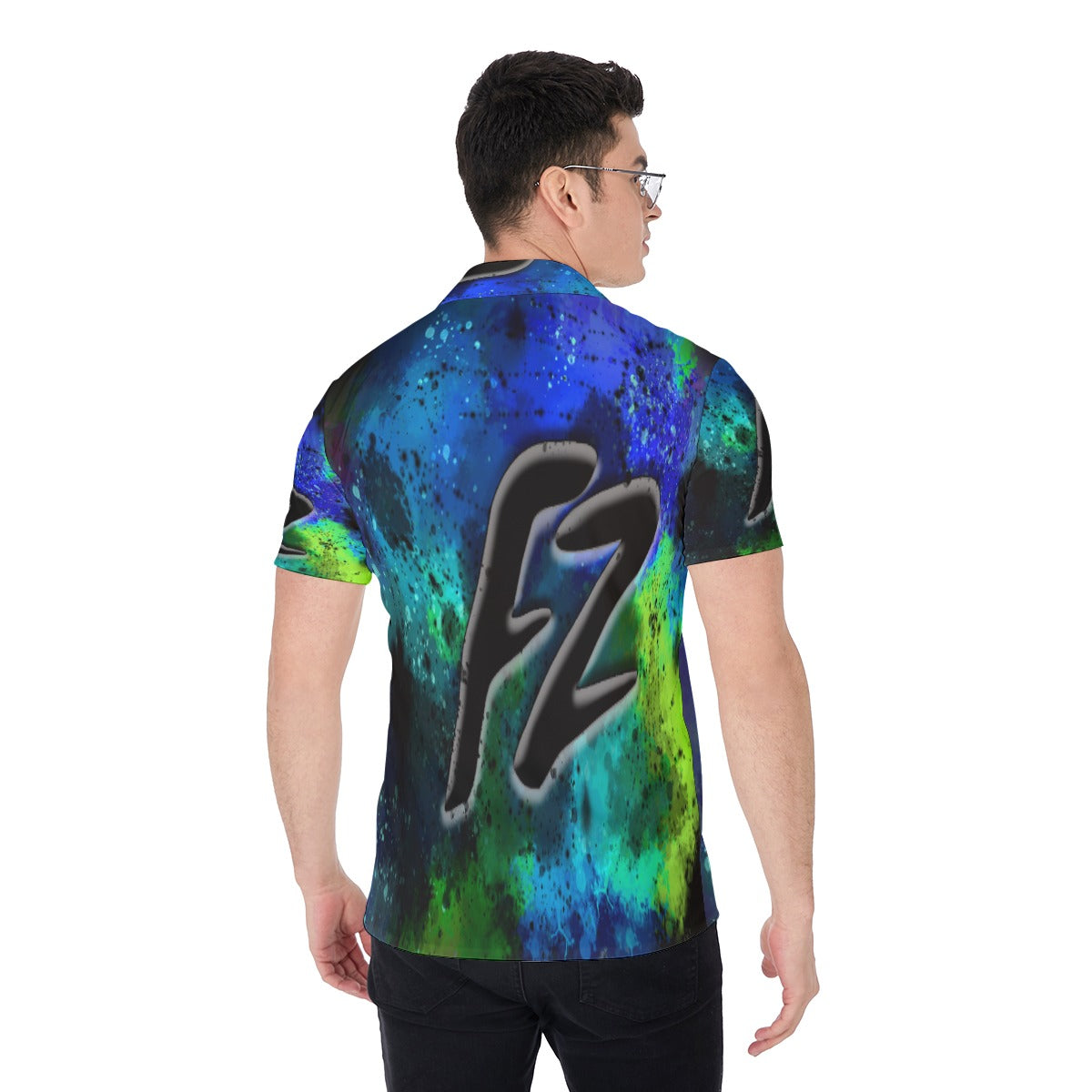 all-over print men's shirt